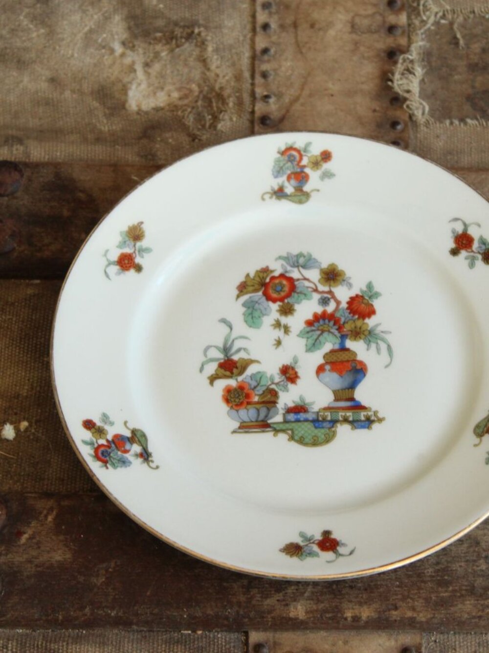 Vintage 1930s Plate, Bohemia Czechoslovakia 7" Bread or Luncheon Plate